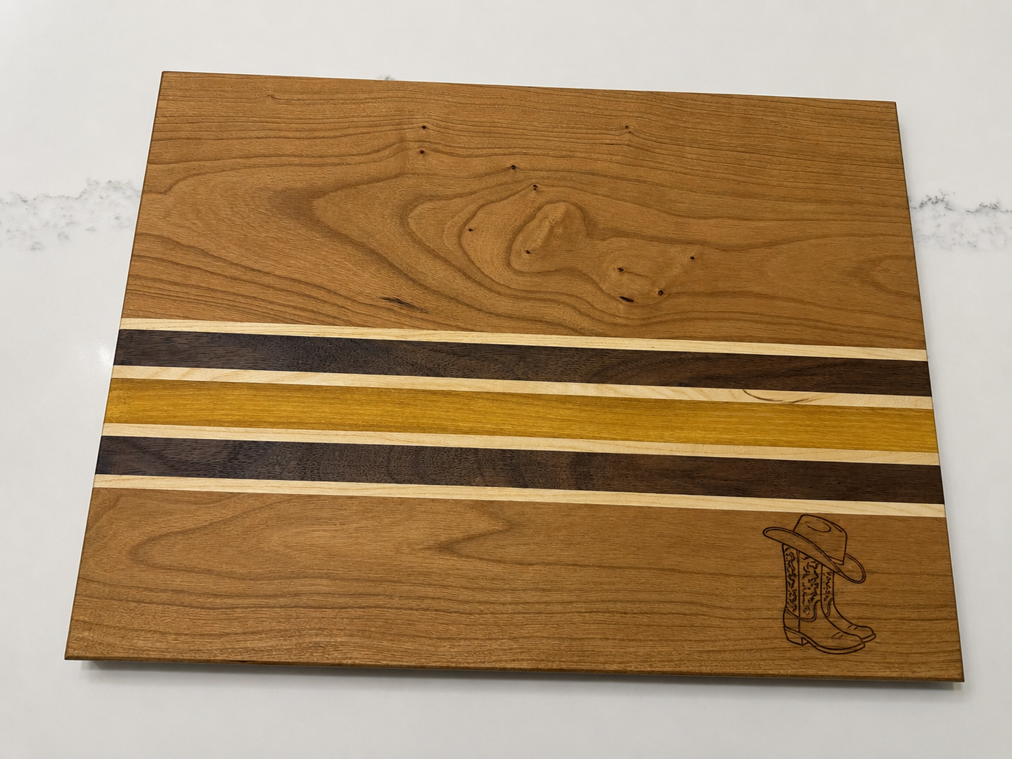 The Signature Board - Cowboys Boots & Hat Engraving - CMA Fest Exclusive
