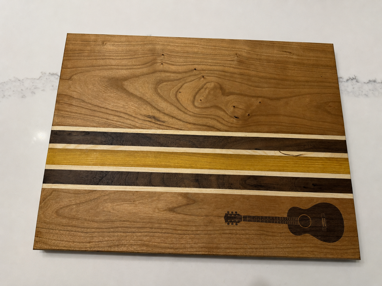 The Signature Board - Cherry with Acoustic Guitar Engraving - CMA Fest Exclusive