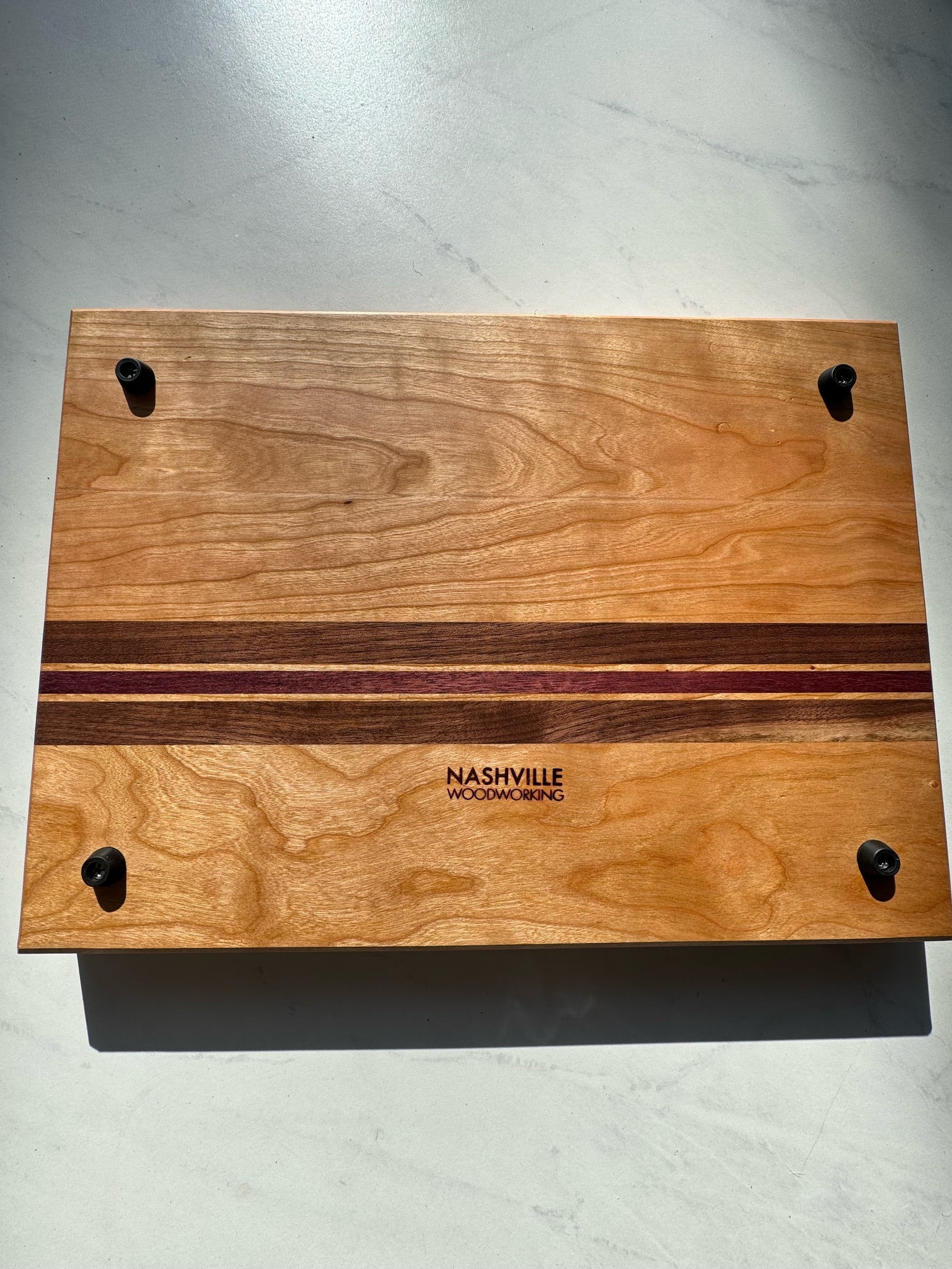 Cherry Board with Walnut and Purpleheart Accents